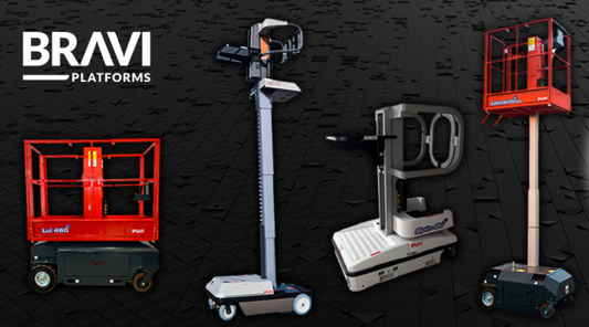 BRAVI Platforms: Transforming Material Handling and Elevated Working Solutions - You can find the article on MTN Shop EU.