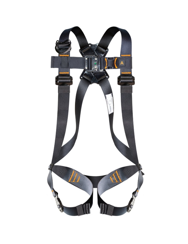 Neofeu FULL BODY HARNESS NUS57– The Neofeu Harnais NUS55 is a full-body harness featuring 2 fall arrest attachment points : 1 front loop and 1 back large aluminium D ring. Easy to adjust and fitted with 2 fall indicators. Tested to 140kg. Meets standard EN 361 : 2002. International shipping. Shop now. – Now available at MTN Shop EU.