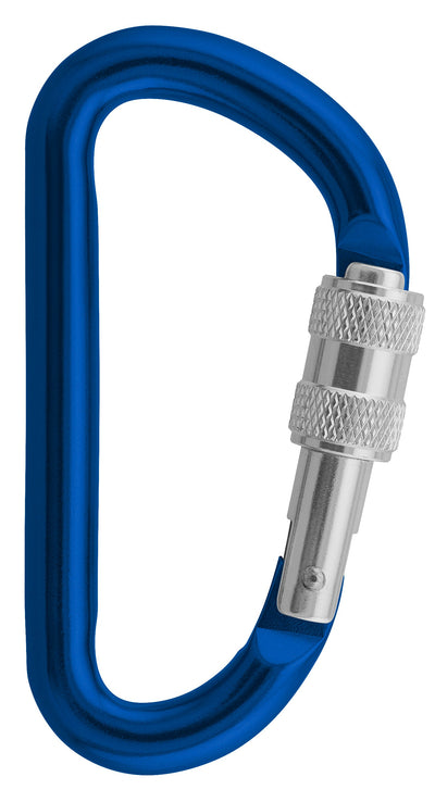 Aliens carabiner ACCESSORY CLASSIC screw 8 cm – blue
