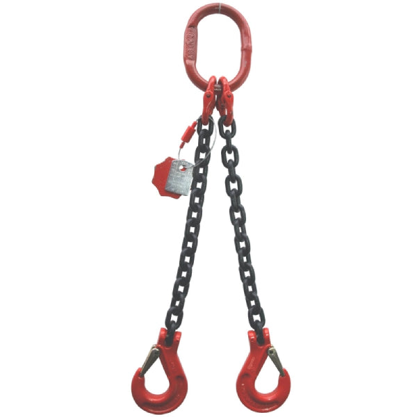 Eslinga de cadena Safetex grado 8, 2 patas