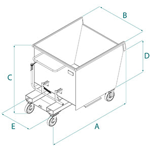Boscaro Forklift tipping skip– – Now available at MTN Shop EU.