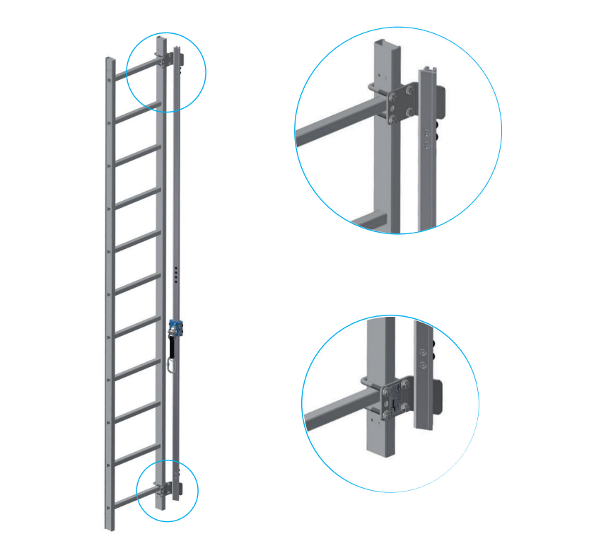 GM Fixation for Vertical Fall Arrest with Rail– – Now available at MTN Shop EU. - imagen 3