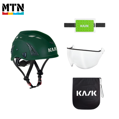 KASK SuperPlasma AQ Helmet - MTN Starter Kit – Dark Green / Transparent