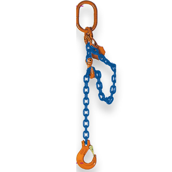 Cadena de elevación Safetex Grado 10 – Pata única con gancho acortador