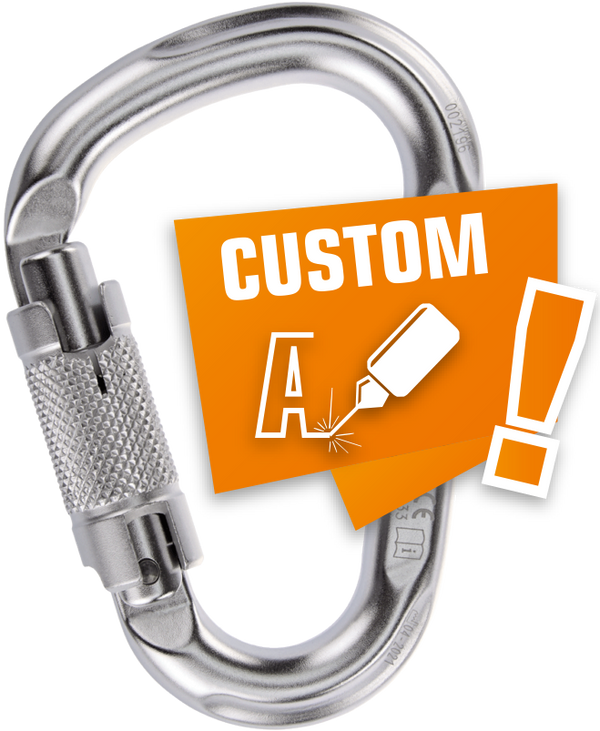 Skylotec SNAPPY WG Carabiner HMS, AL Twist Gate, silver