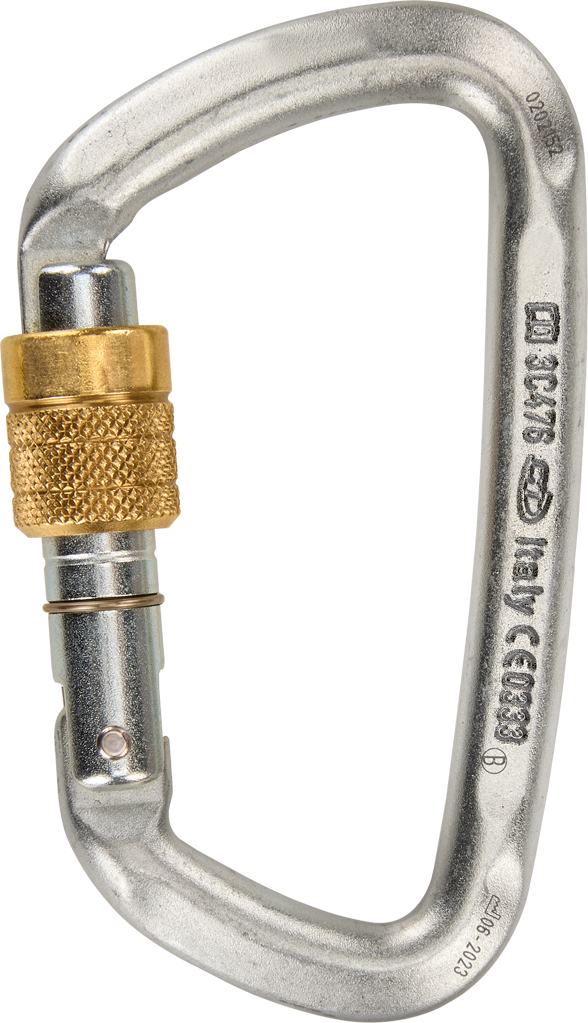 Skylotec D-SHAPE STEEL SG Carabiner