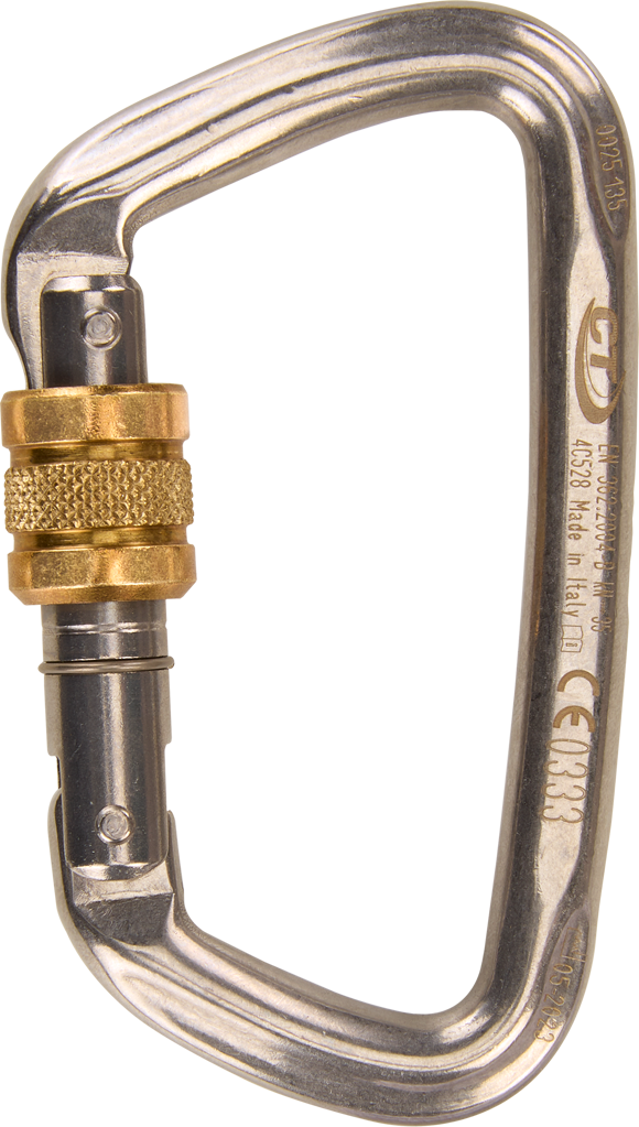 Skylotec D-SHAPE S-STEEL SG Carabiner