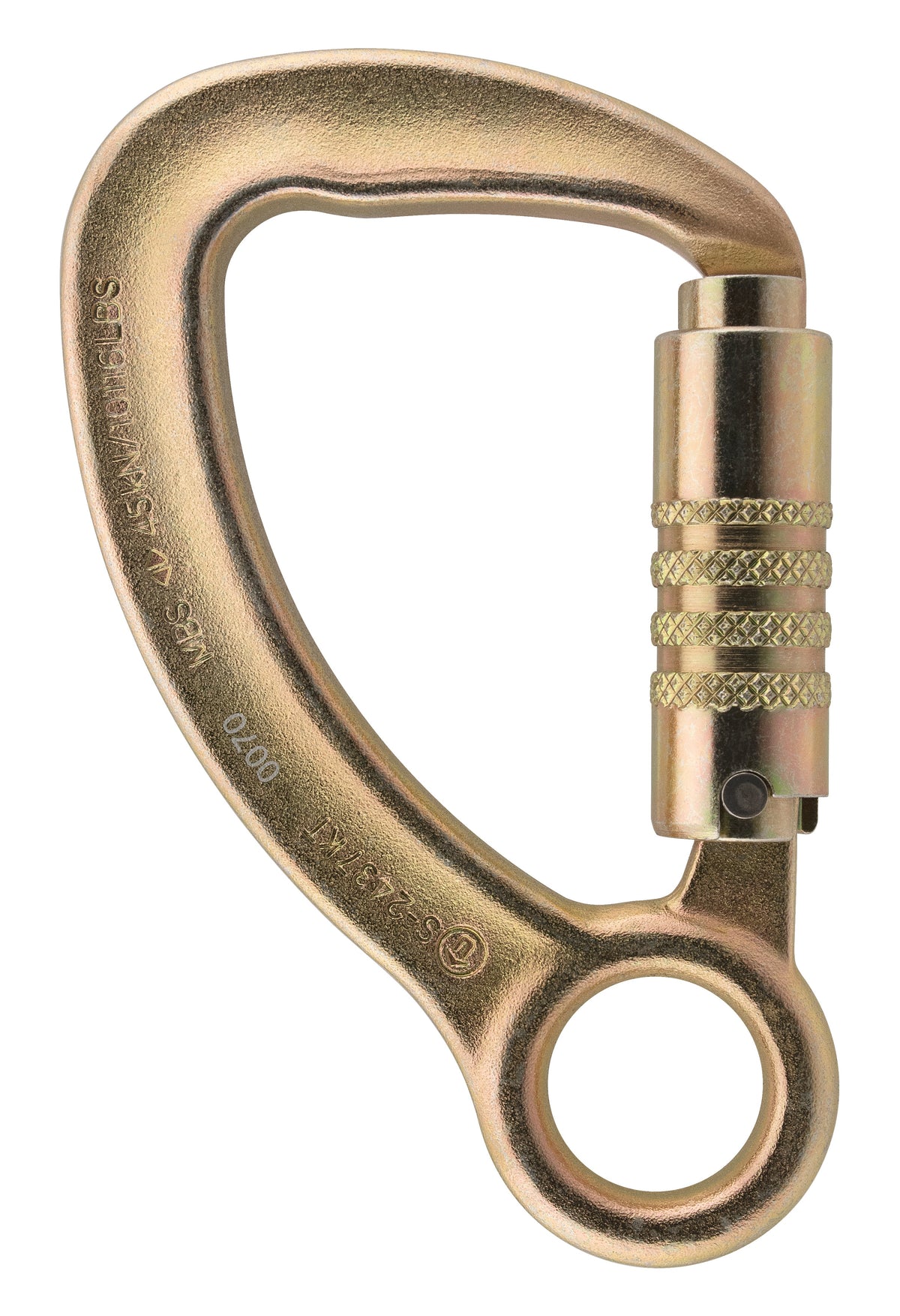 Aliens steel carabiner CAPTIVE EYE screwlock - imagen 3
