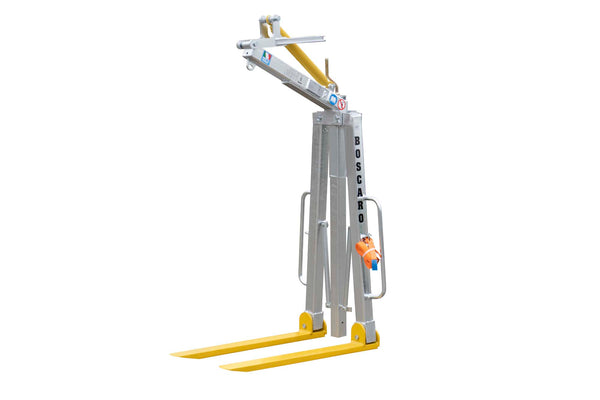 Boscaro Galvanized manual balancing pallet fork with adjustable pins– – Now available at MTN Shop EU.