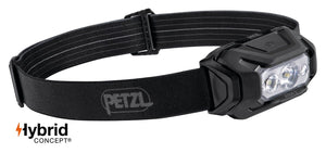 Aria 2 RGB Black: Ultra-compact, durable, and waterproof headlamp designed for proximity vision and movement and featuring white or red/green/blue lighting to preserve night vision and stealth.
