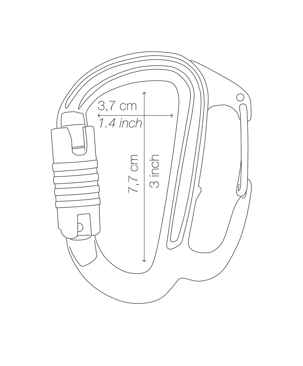 Petzl FREINO Z Carabiner (Pack of 5) - imagen 2