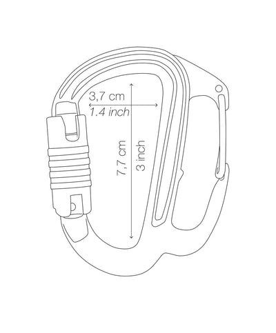 Petzl FREINO Z-karabijnhaak – tweede afbeelding