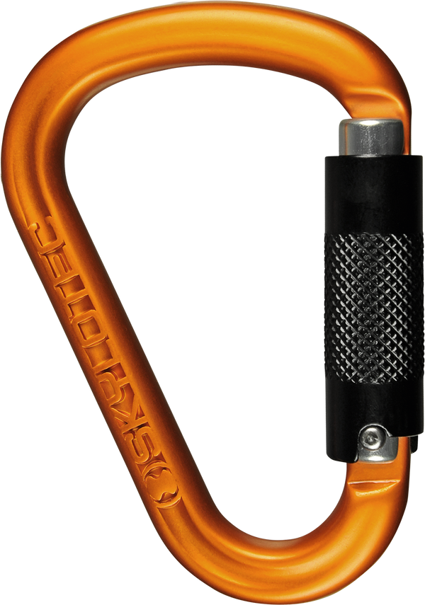 Skylotec passO-TRI Tri-Lock Carabiner with product card