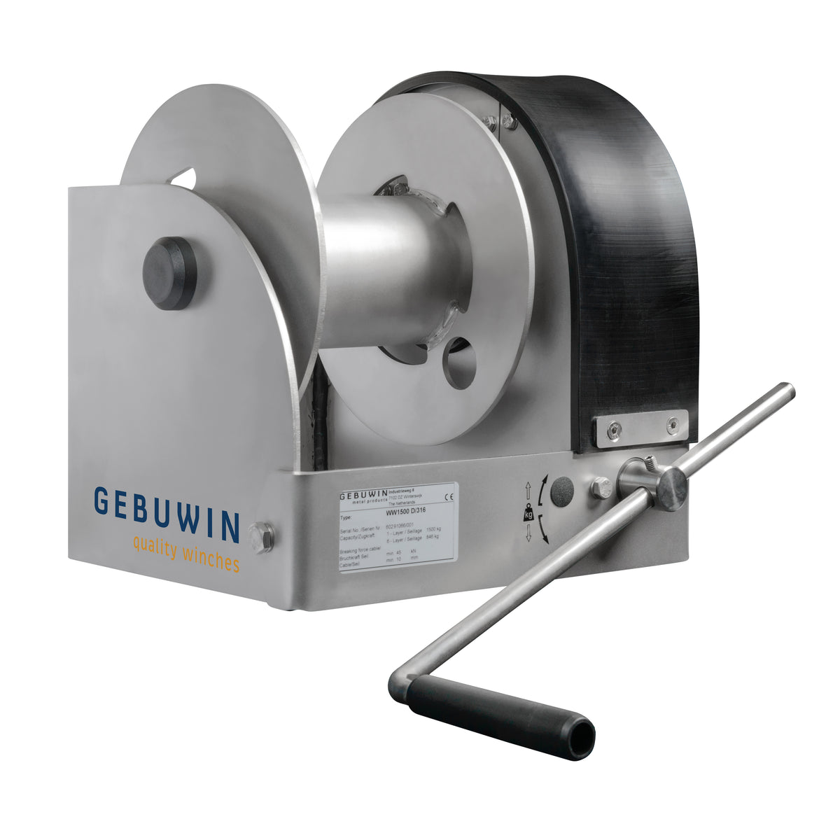 Gebuwin RVS Wormwiel Handlier– – Nu verkrijgbaar bij MTN Shop EU. - imagen 2