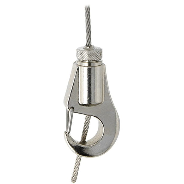 Doughty 30SV with Hook - Steel cable hook suspension system, adjustable grip lock.