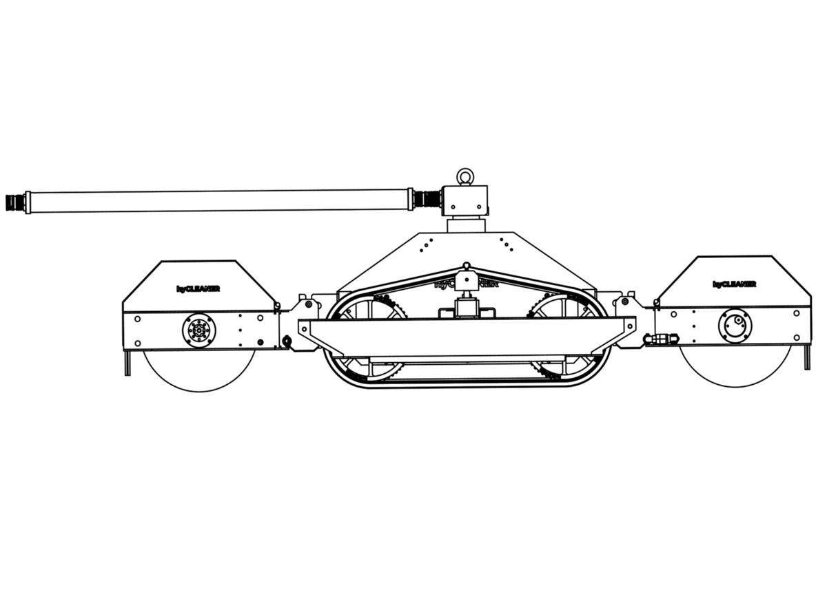 Disegno tecnico di un rullo compressore con il marchio "Wacker" su sfondo bianco - imagen 8