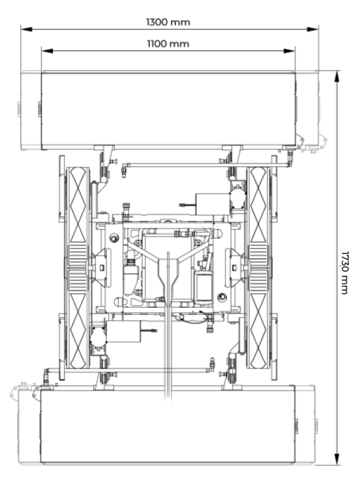 Disegno tecnico di un componente meccanico con dimensioni etichettate - imagen 7