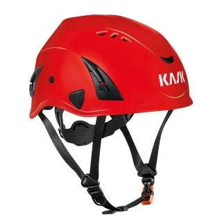 Casco de seguridad KASK SuperPlasma HP (EN14052): el casco de seguridad KASK SuperPlasma HP está diseñado específicamente para quienes trabajan en altura. A diferencia de un casco común, el casco HP está fabricado con polipropileno de alta densidad, un material capaz de soportar impactos importantes. Obtenga más información aquí. – Ya disponible en MTN Shop EU. - imagen 3