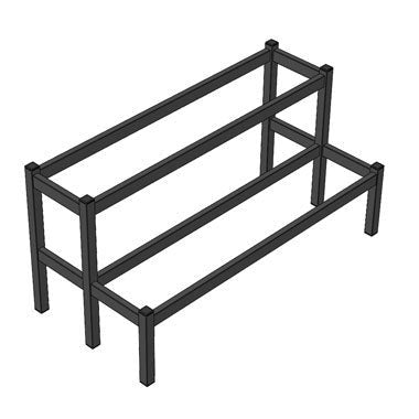 Doughty Easydeck Step Units - Portable Staging for Schools/Small Venues– 3 Types of Easydeck Step Units: Single, Double & Triple. Safe, Flexible & Cost-effective temporary staging for schools. Black Finish Steel. Conforms to DIN 53799, BS6566:1 1985. – Now available at MTN Shop EU.