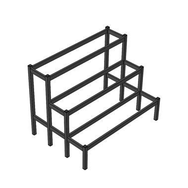 Doughty Easydeck Step Units - Portable Staging for Schools/Small Venues– 3 Types of Easydeck Step Units: Single, Double & Triple. Safe, Flexible & Cost-effective temporary staging for schools. Black Finish Steel. Conforms to DIN 53799, BS6566:1 1985. – Now available at MTN Shop EU.