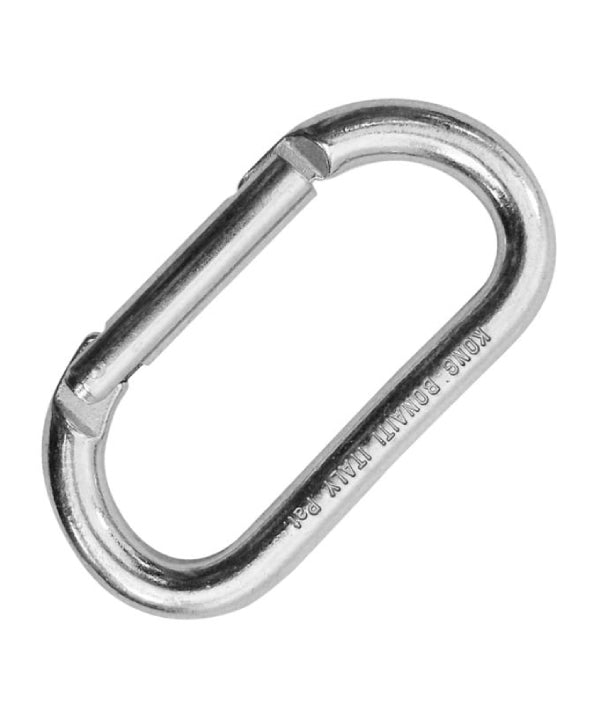 Kong - Mousqueton ovale classique en acier au carbone