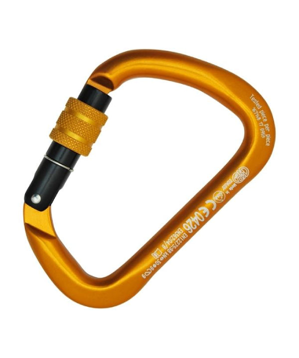 KONG - X-LARGE ALU SCREW SLEEVE– Karabiner mit großer Öffnung und hoher Bruchlast. Die spezielle D-Form verhindert ein Rotieren des Karabiners und ermöglicht eine bessere Lastverteilung entlang der Längsachse. – Now available at MTN Shop EU.