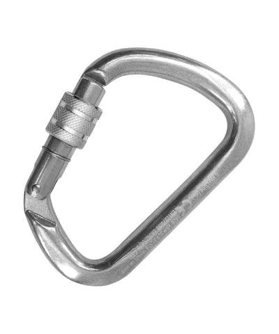 KONG - X-LARGE ALU SCREW SLEEVE– Moschettone con grande apertura e alta resistenza. Die spezielle D-Form impediscono la rotazione dei moschettoni e impediscono un'ottima tenuta dell'ultima battuta nella lunghezza. – Ora disponibile su MTN Shop EU.
