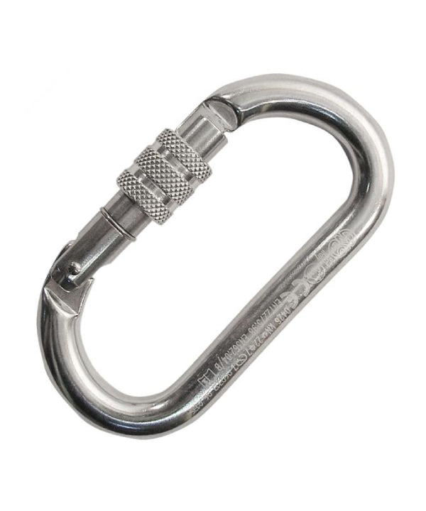 KONG - OVAL ALU CLASSIC SCREW SLEEVE (5 unités) – Mousqueton ovale, en aluminium, idéal pour les appareils mobiles (flaschenzüge, Steigklemmen, Fallsicherungsgeräte...). Mit Schraubverschluss, geeignet auch für den professionellen Einsatz. Le système KeyLock permet d'utiliser une touche de sécurité ou une touche de sécurité. – Maintenant disponible sur MTN Shop EU.