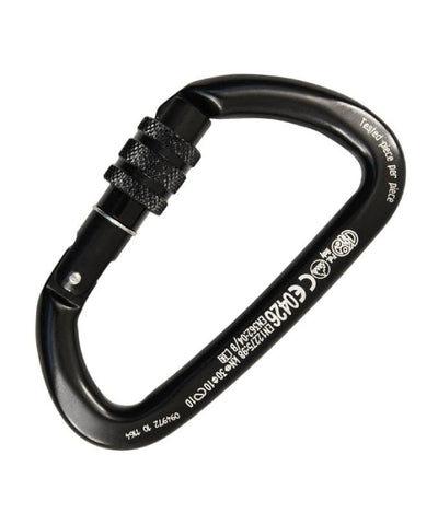 Kong - Vis de guidage pour mousqueton en aluminium (5 unités) – Noir complet