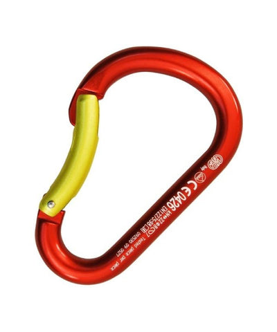 Kong - Pagaie mousqueton en aluminium - Bent Gate (5 unités) – Rouge/Jaune / 5