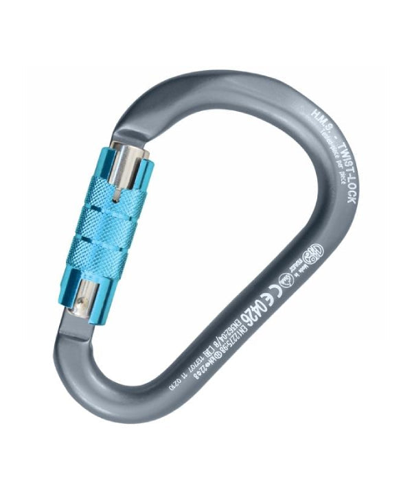Kong - Mousqueton en aluminium Hms Classic Twistlock