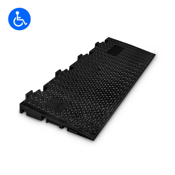 Defender Midi5 2D R– Defender 2D M modulaire systemen voor barrièrevrije toegankelijkheid Made in Germany┋Afmetingen: 100×5,4×43cm┋Gewicht: 8,5 kg┋End-Ramp – Nu verkrijgbaar bij MTN Shop EU.