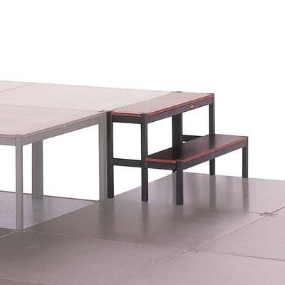 Betaalbare en draagbare opstelling: Doughty Easydeck Step Units (dubbel). Geleverd door MTN Shop EU