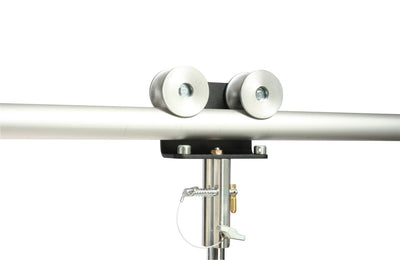 Doughty Slimline Barrel Trolley (Aluminum)– Barrel Trolleys used to suspend Pantographs from fixed/rolling pipe grids & barrel hoists. This lightweight un-braked trolley rolls along ⌀48-51mm tubes. Accept a 28mmTV spigot. SWL: 75kg. – Now available at MTN Shop EU.