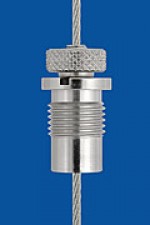 Reutlinger Hållare Typ 15 V M10x6A– Diameter: 9mm; Navdiameter: 12mm; Total längd: 16 mm; Gänga: M10 x 1; Gänglängd: 6mm; Central kabelutgång; TÜV-certifierad – Nu tillgänglig på MTN Shop EU.