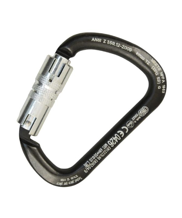 KONG X-LARGE CARBON TWIST LOCK ANSI (10 unités) – Mousqueton au support Kohlenstoff avec Twistlockverschluß. La série X-Large a été conçue, une seule fois, des schnaps et une haute bruchlast zu bieten. Le D-Form empêche le montage des mousquetons et un endroit où se trouve la position verticale de la dernière extrémité de la tête. – Maintenant disponible sur MTN Shop EU.