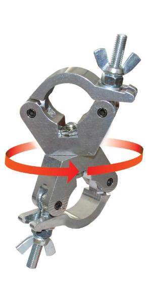 Le coupleur pivotant Doughty Slimline (aluminium) convient aux tubes de 48 à 51 mm de diamètre. Fourni par MTN Shop EU