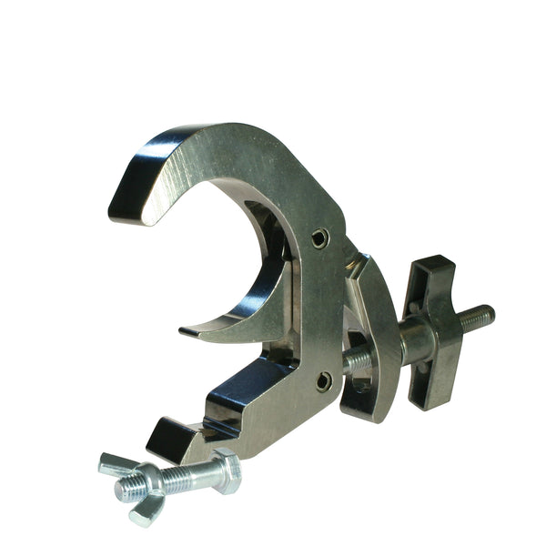 Doughty Quick Trigger® Hook Clamp 48-80mm– The Titan Quick Trigger Hook Clamp is supplied w/a Wing Nut & M12 Bolt Fixing. Fit ⌀48-80mm Tube. Constructed from high tensile aluminum. – Now available at MTN Shop EU.