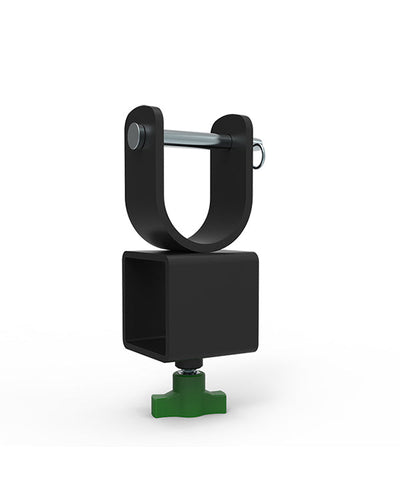 Kuzar truss adapter i svart med U-form och grönt fäste