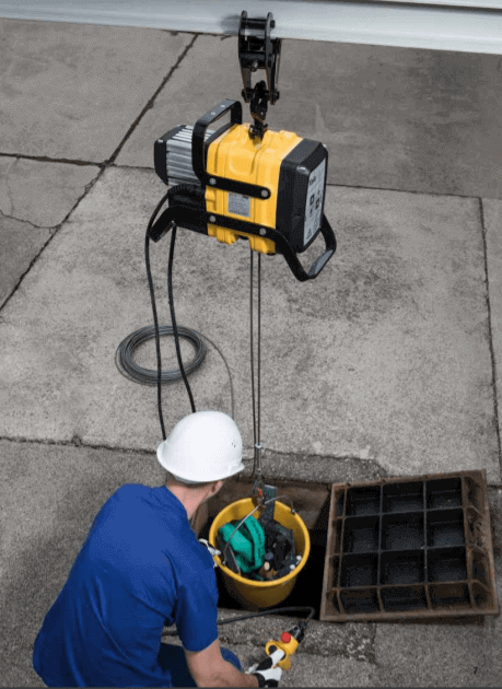 Yale Mtrac Endless Electric Winch (Mini) – Yale Mtrac Endless Winch kombinerar toppmodern industriell design med teknisk innovation för att lösa ett specifikt kundbehov – behovet av en säker och enkel hanteringslösning för mobila applikationer. – Nu tillgänglig på MTN Shop EU. - imagen 4