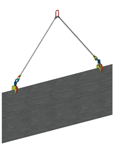 Camlok Vertikal Plattklämmor CY 100-3000Kg med gångjärnskrokring – andra bilden