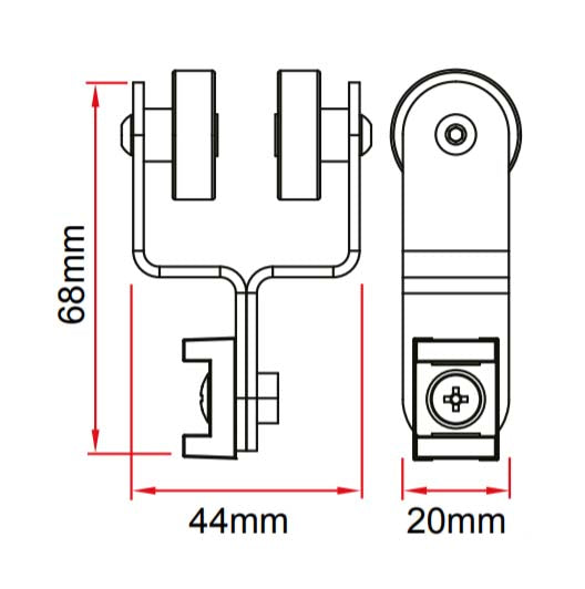 Doughty Studio Rail kabelwagen (5 stuks). Geleverd door MTN Shop EU - imagen 2