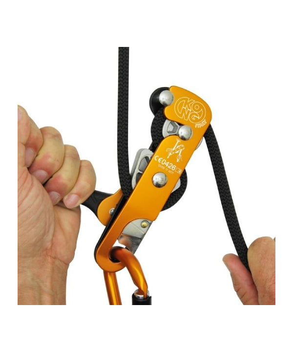 Kong - Abseiling device Pirata - orange/black - imagen 4