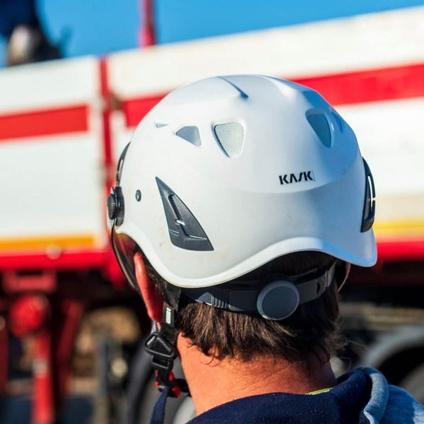 Kask Hard Hat - Plasma (White, in use)