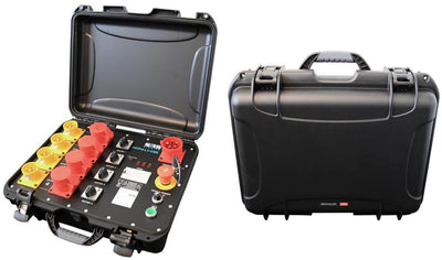 Contrôleur de moteur MCP4-LV (basse tension) – Il est équipé de composants Schneider Electric/Eaton de haute qualité et est logé dans un boîtier en plastique robuste. Sortie : 2 x CEE16/4p Rouge + 2 x Jaune – Maintenant disponible sur MTN Shop EU.