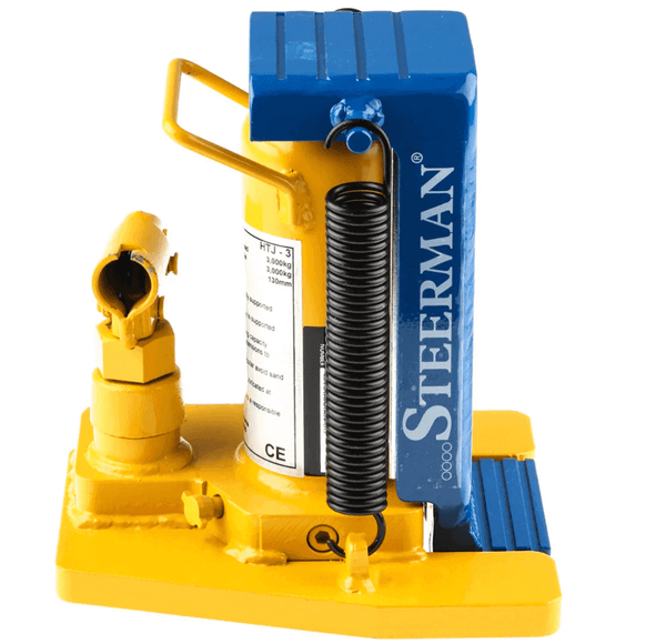 Steerman Lifting Jacks HTJ 3000-10,000KG– Steerman hydraulic toe jacks are ideal when working in very confined spaces. Typical uses include lifting and positioning of heavy machinery, fabricated steel structures... – Now available at MTN Shop EU.