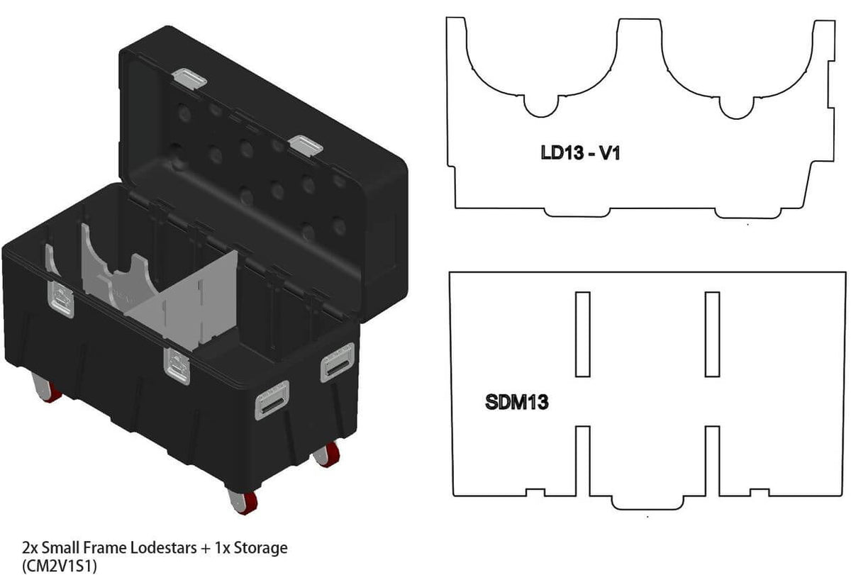 MTN BOX Large Insert Package– MTN BOX: Spektrum Series LG insert package creates 3 large storage compartments for tool storage, rigging hardware, fall protection, construction gear, & more. – Now available at MTN Shop EU.