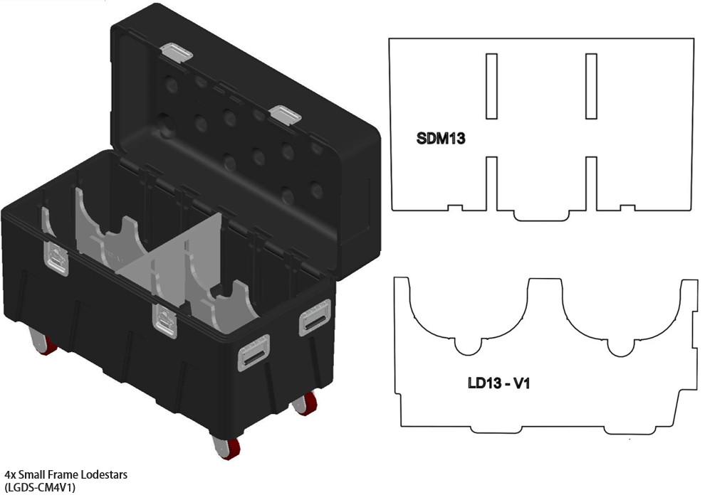 MTN BOX Large Insert Package– MTN BOX: Spektrum Series LG insert package creates 3 large storage compartments for tool storage, rigging hardware, fall protection, construction gear, & more. – Now available at MTN Shop EU. - imagen 6