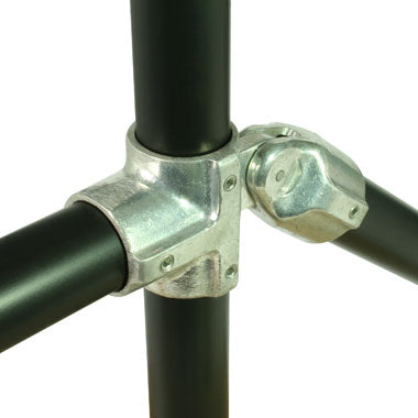 Doughty pijpfitting: draaibare T-stukcombinatie. Geleverd door MTN Shop EU