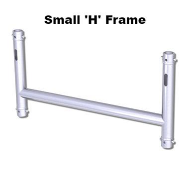 Doughty modulair riggingsysteem - klein H-frame voor podiumverlichting